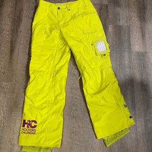 Rare Burton Dryride Yellow Ski Snowboard pants